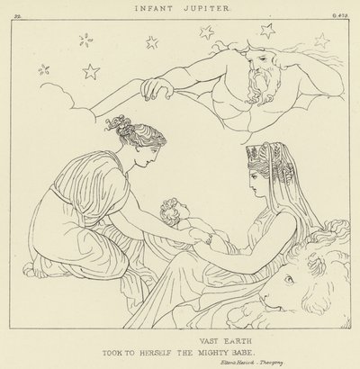Infant Jupiter by John Flaxman